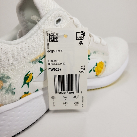 adidas | Shoes | New Adidas Edge Lux 4 Floral Print Running Shoes Womens  Size 7 Fw9267 | Poshmark
